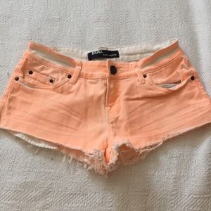 Orange BDG shorts